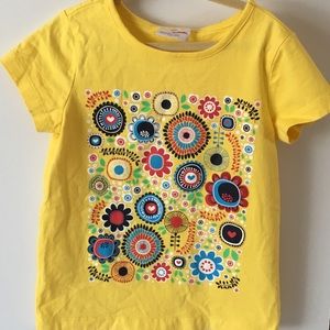 Hanna Andersson cute cheerful top. 120/5t. EUC.